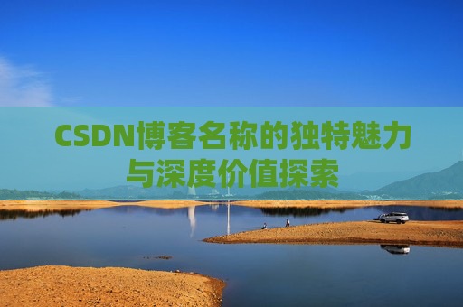 CSDN博客名称的独特魅力与深度价值探索